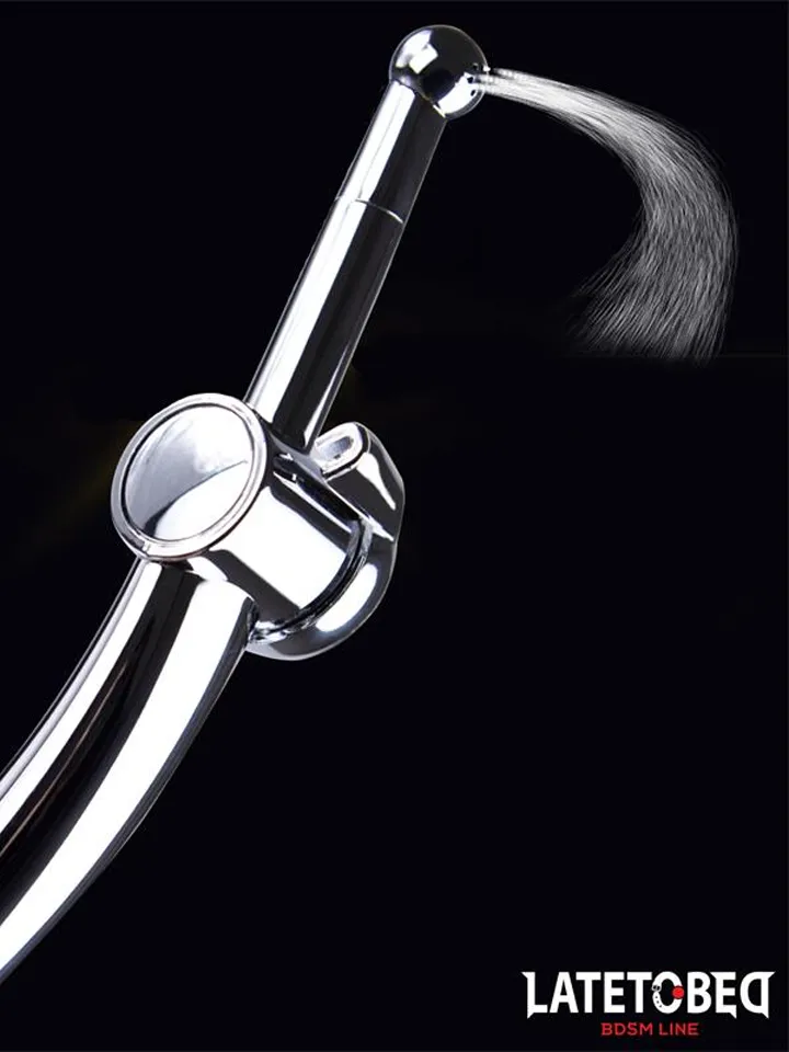 Anal Shower With Closing System Chrome - Duschmunstycke 0