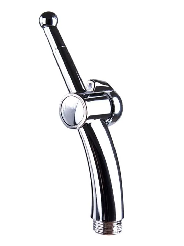 Anal Shower With Closing System Chrome - Duschmunstycke 0