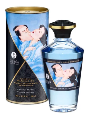 Aphrodisiac Warming Oil Coconut Thrills 100 ml - Massageolja Kokos 1
