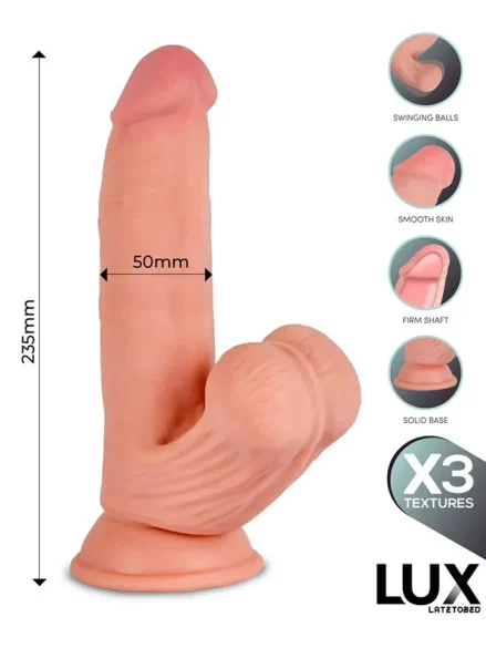Bernd Triple Density Swinging Balls Dildo 23,5 cm - Realistisk dildo 2