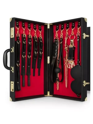 Bondage Suitcase 13-pcs PU Leather - Bondage paket 1