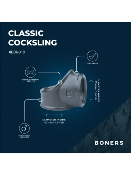 Boners Cocksling Grey - Penis & pungring 2