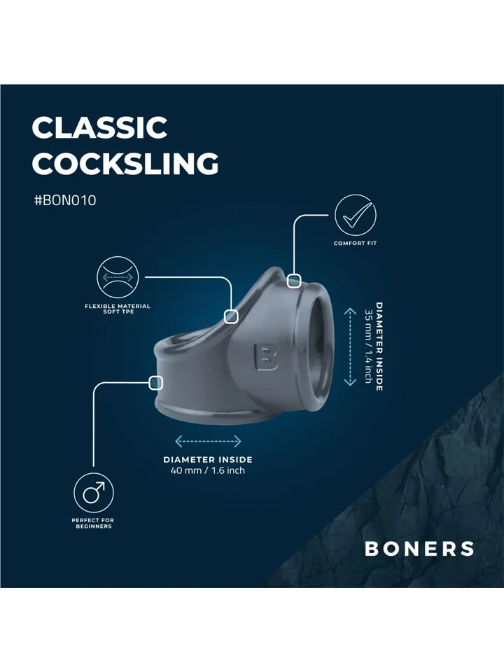 Boners Cocksling Grey - Penis & pungring 2