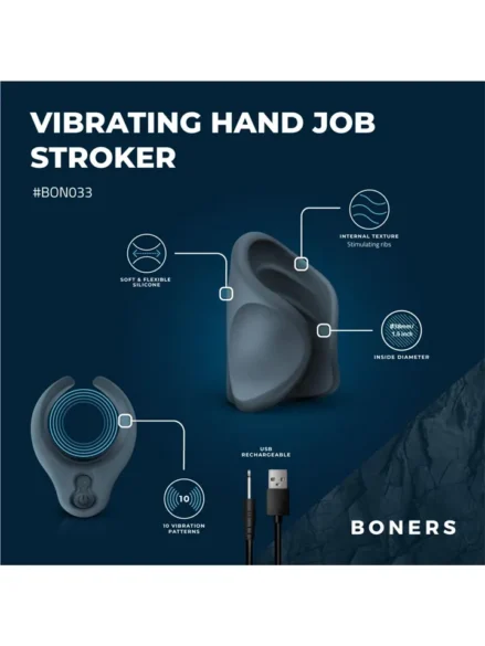 Boners Vibrating Handjob Stroker - Stroker 2