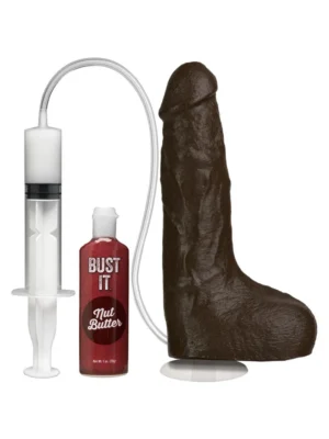 Bust It Squirting Realistic Cock Chocolate - Sprutande dildo 1