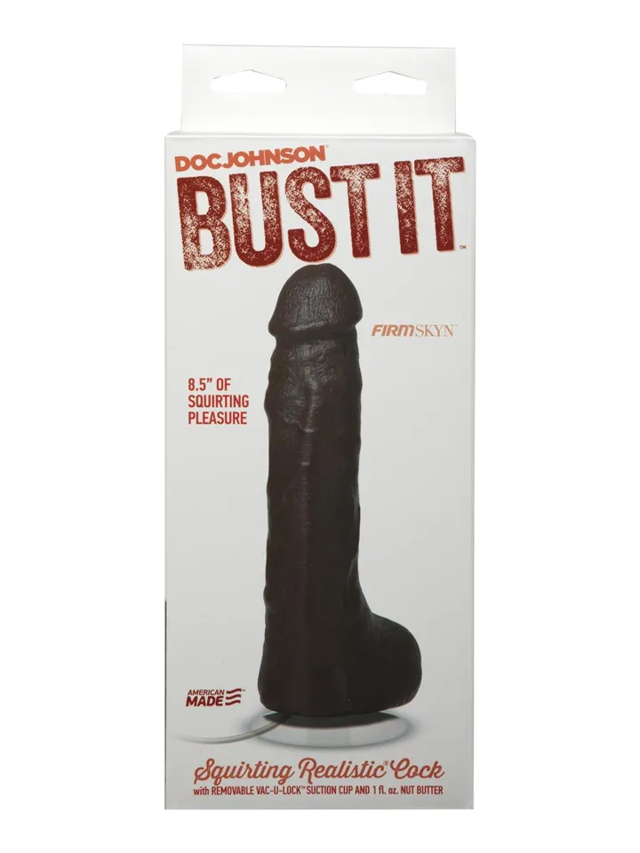 Bust It Squirting Realistic Cock Chocolate - Sprutande dildo 3