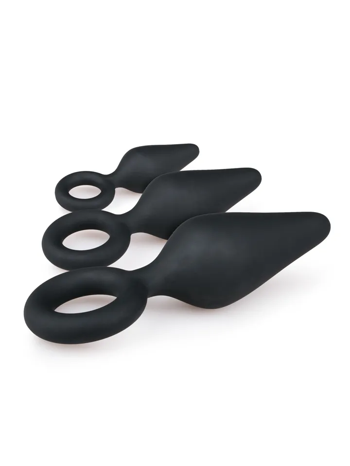 Buttplug Set With Pull Ring - Analpluggar paket 2