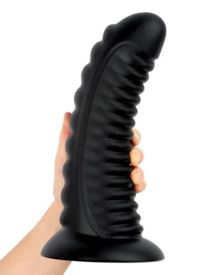 Buttr Double Ribbed Butt Plug 26 cm - Analplugg 0