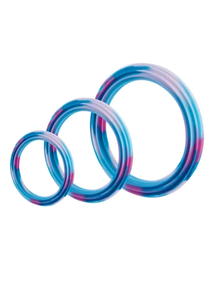 Camo 3in1 Silicone Cock Ring - Penisringar paket 1