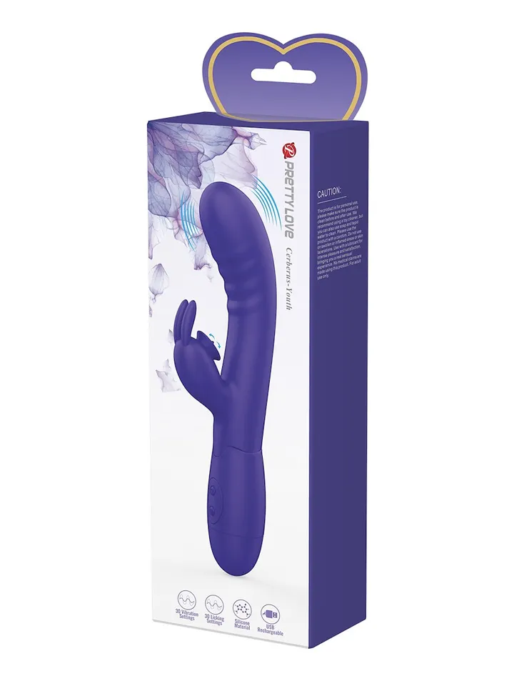 Cerberus Youth Double Bunny Vibrator - Rabbitvibrator 4