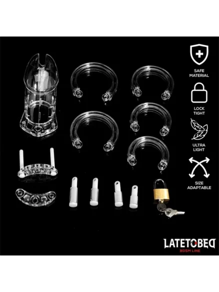 Chastity Cage Long Clear - Kyskhetsbur 4