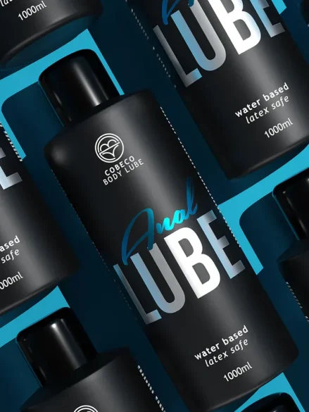 Cobeco Anal Lube Water Based 1000ml - Analglidmedel 2