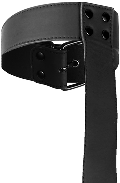 Collar & Wrist Cuffs Body Restraint Set - Harness / Sele 4