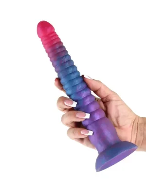 Colours Stacked Dildo Pink/Blue 23 cm - Fantasy dildo 1