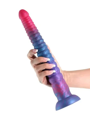 Colours Stacked Dildo Pink/Blue 30,5 cm - Fantasy dildo 1