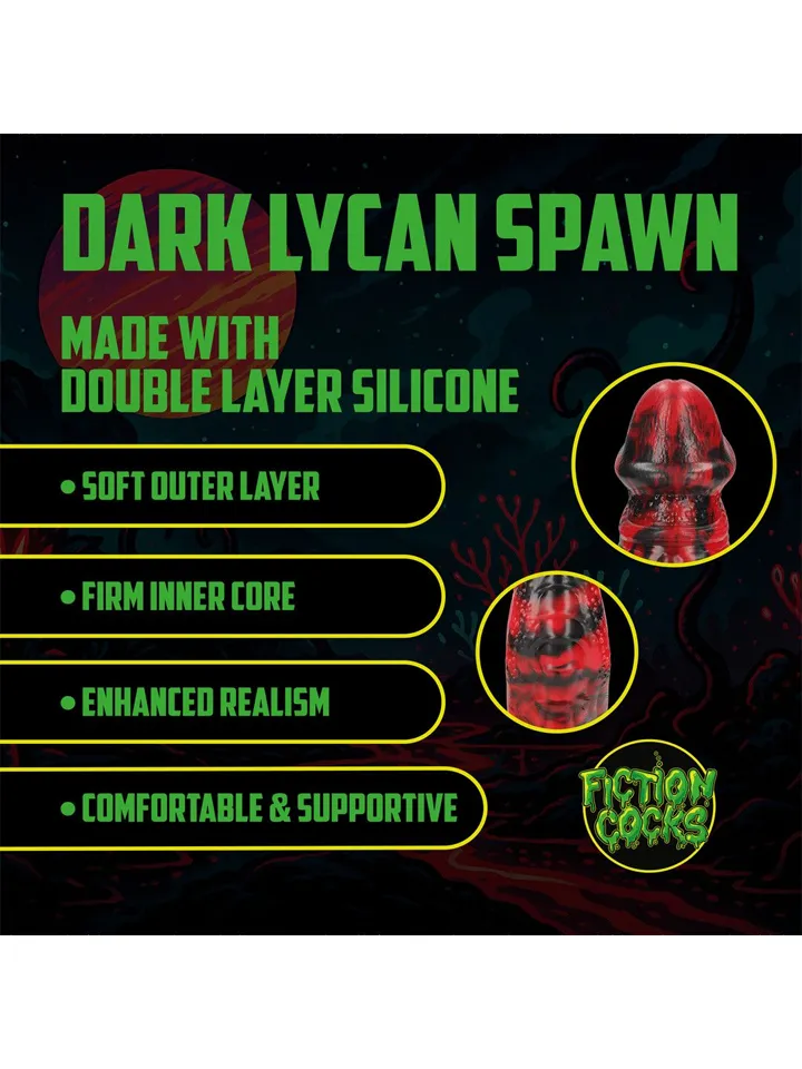 Dark Lycan Spawn Fantasy Dildo 23,8 cm - Dragon dildo 0