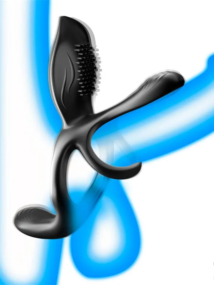 Daxer Girth Gainer Vibrating Double Cockring - Penisring med vibrator 2