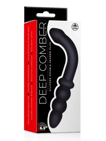 Deep Comber Silicone Double Headed Plug - Analdildo 3