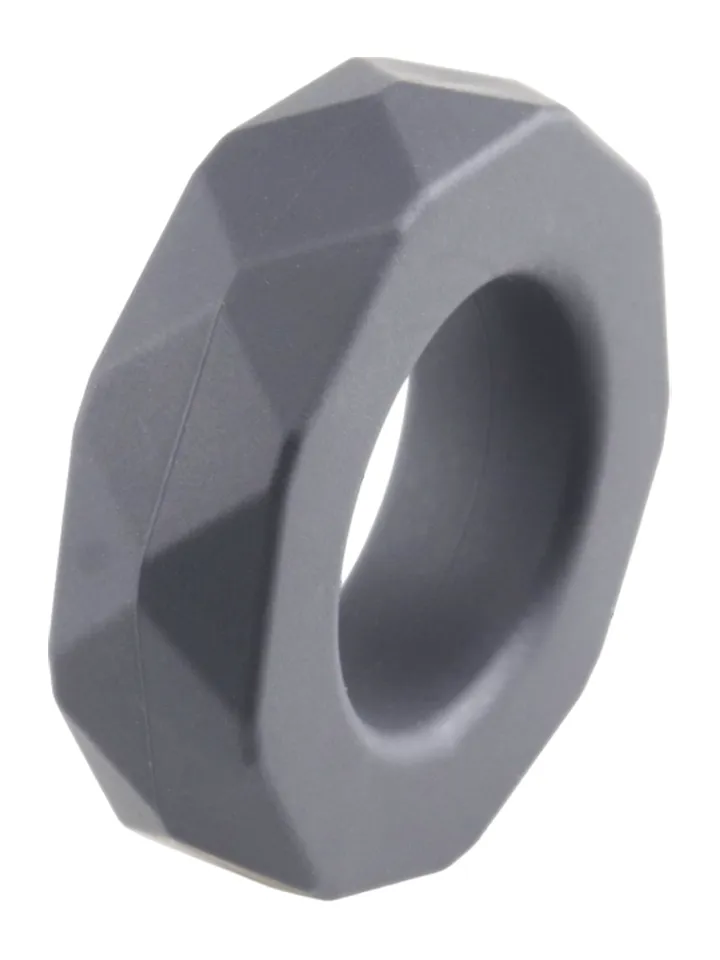 Deluxe Silicone Cock Ring Black - Penisring 2