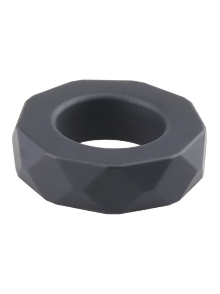 Deluxe Silicone Cock Ring Black - Penisring 3