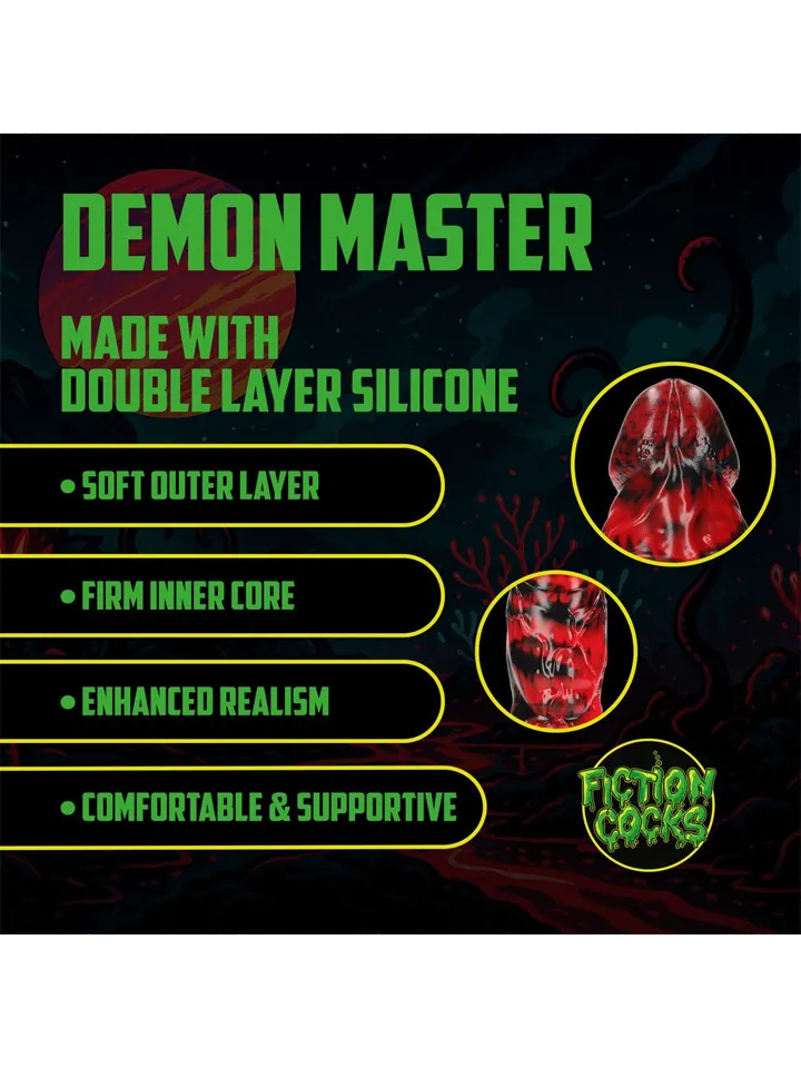 Demon Master Silicone Dildo 21,8 cm - Dragon dildo 0