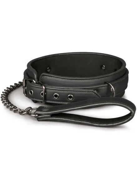 Easytoys Fetish Collar With Leash - Bondage Halsband & Koppel 1