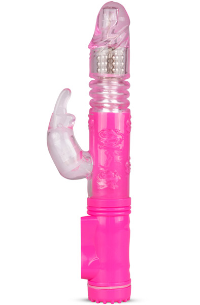 Easytoys Thrusting Rabbit Vibrator Pink - Rabbitvibrator 2