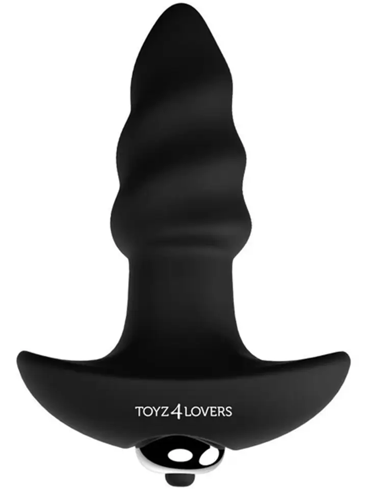 Elys Anal Bow Screw 10 cm - Analplugg med vibrator 2