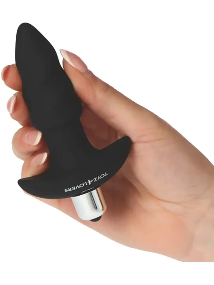 Elys Anal Bow Screw 10 cm - Analplugg med vibrator 5