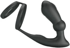 Emoni Cock Ring With Butt Plug - Prostatavibrator med penisring 1