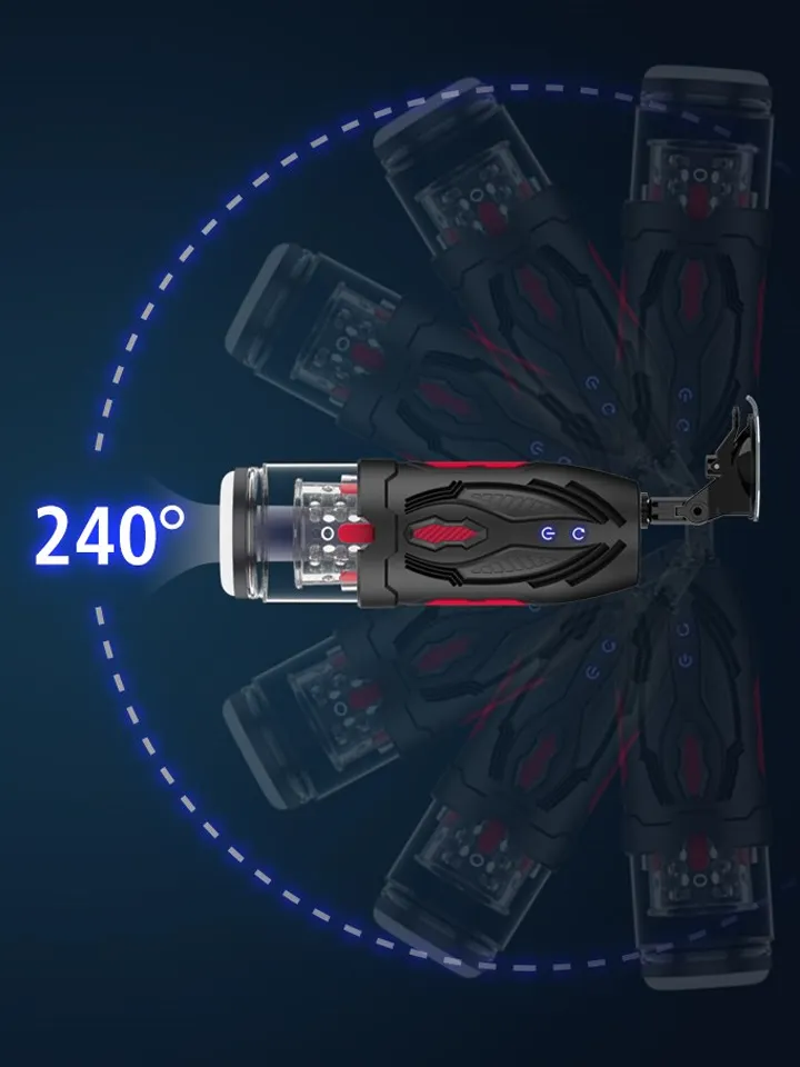 Erospace B1 Thrusting & Rotating Masturbator - Masturbator med motor 4