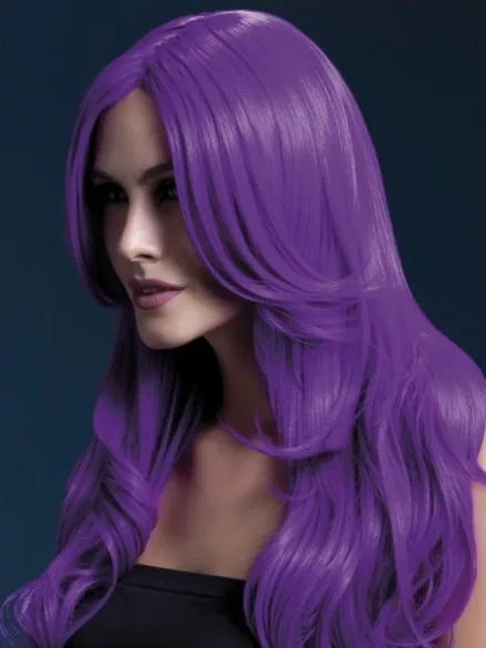 Fever Khloe Wig Neon Purple - Peruk 1