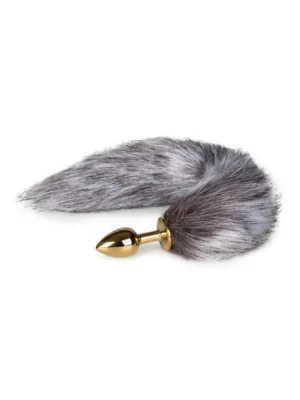 Fox Tail Plug No. 5 Gold - Analplugg med svans 1
