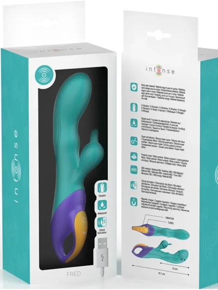 Fred Rabbit Vibrator Blue - Rabbitvibrator 4
