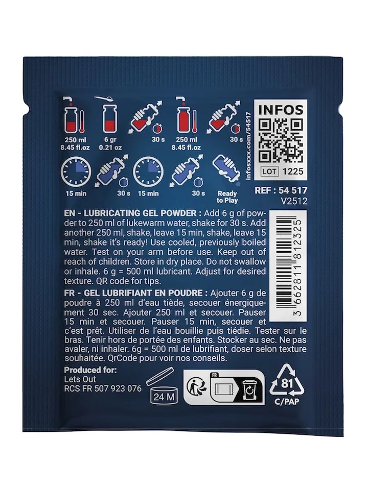 Fuck & Fist FF Powder Sachet 6g - Glidmedel anal/fisting 0