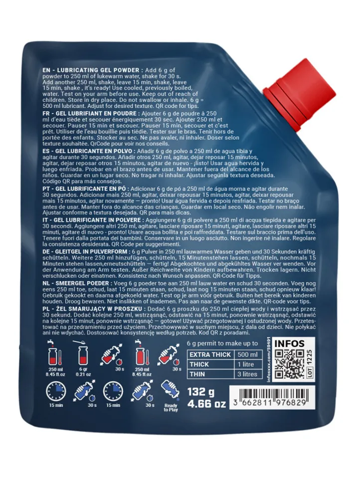 Fuck & Fist Powder Lubricant (11 liters) 132g - Glidmedel anal/fisting 0