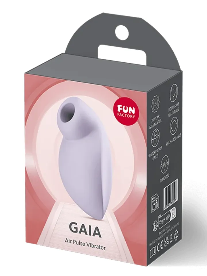 Fun Factory Gaia Air Pulse Vibrator Purple - Lufttrycksvibrator 5