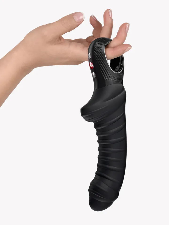 Fun Factory Tiger G-Spot Vibrator Black - Dildo med vibrator 0