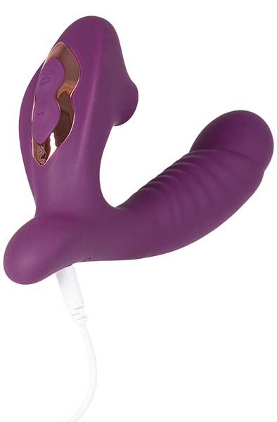 G-Lover 10 Vibe Modes with Clit Sucker Purple - Lufttrycksvibrator 5