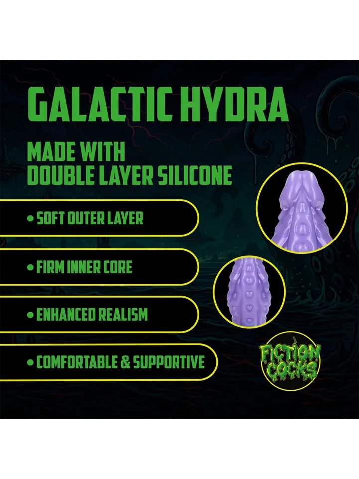 Galactic Hydra Fantasy Dildo 21,3 cm - Dragon dildo 0