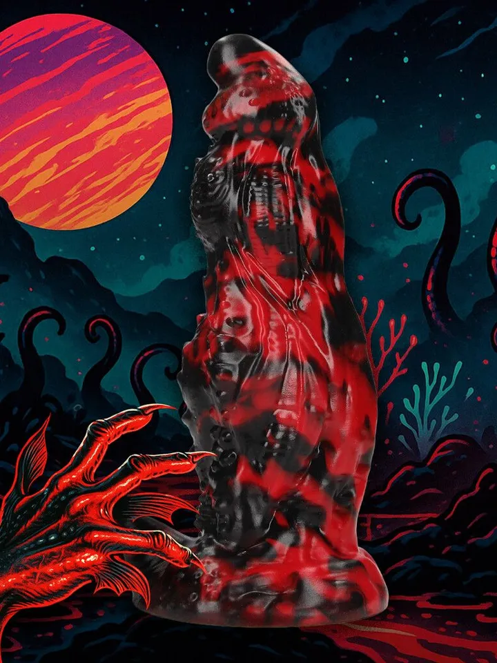 Hell Night Fiend Fantasy Dildo 20 cm - Dragon dildo 2