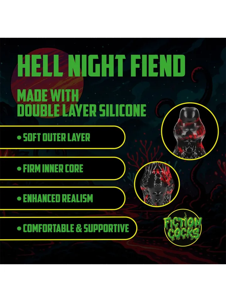 Hell Night Fiend Fantasy Dildo 20 cm - Dragon dildo 0