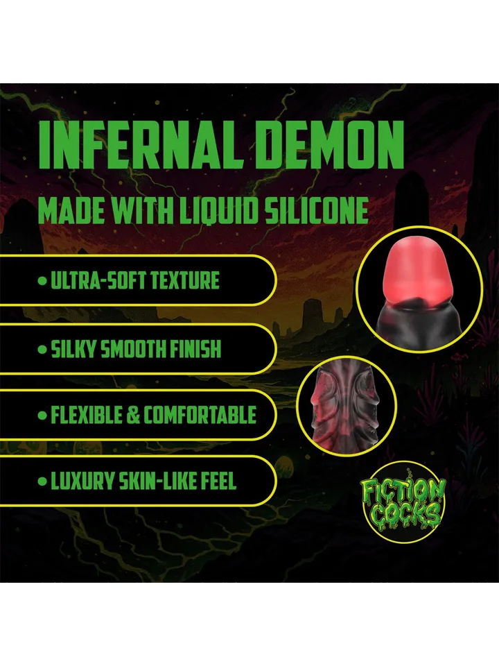 Infernal Demon Silicone Dildo 26 cm - Dragon dildo 2