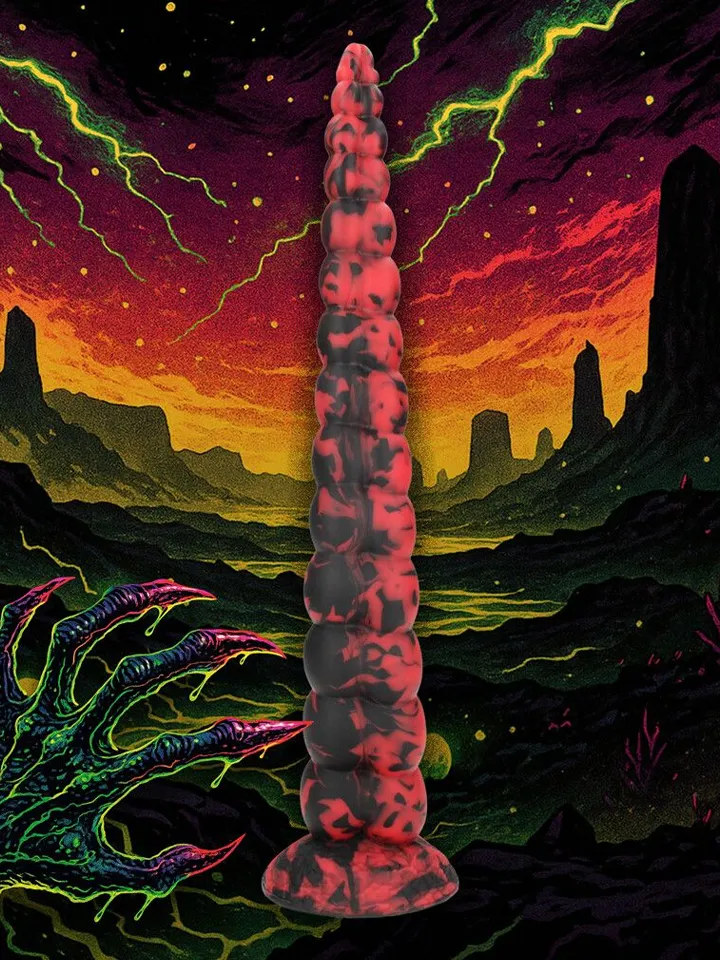 Infernal Tentacle Demon Anal Snake 37,5 cm - Extra lång analdildo 0