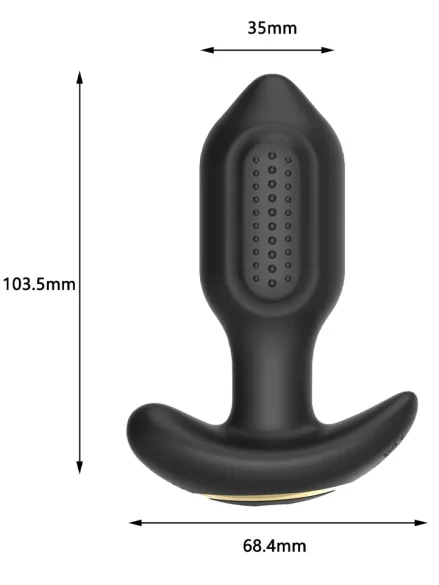Intense Pro Prostate Massager Remote Control - Analplugg med vibrator 2