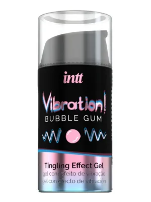 Intt Vibration! Bubble Gum Tingling Gel 15 ml - Lusthöjande gel 0