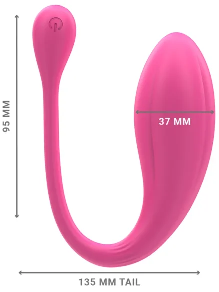 Janice U Vibrator Double Stimulation Remote - Vibrerande ägg 4