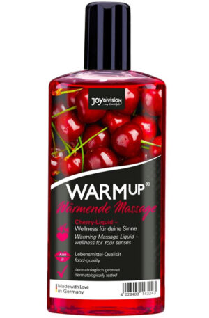 Joydivision Warm-up Massage Oil Cherry 150ml - Massageolja Körsbär 1