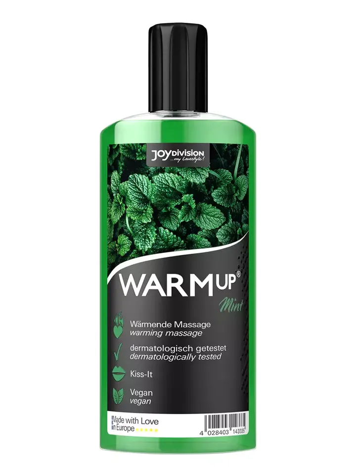 Joydivision Warm-up Massage Oil Mint Scent 150 ml - Massageolja 1