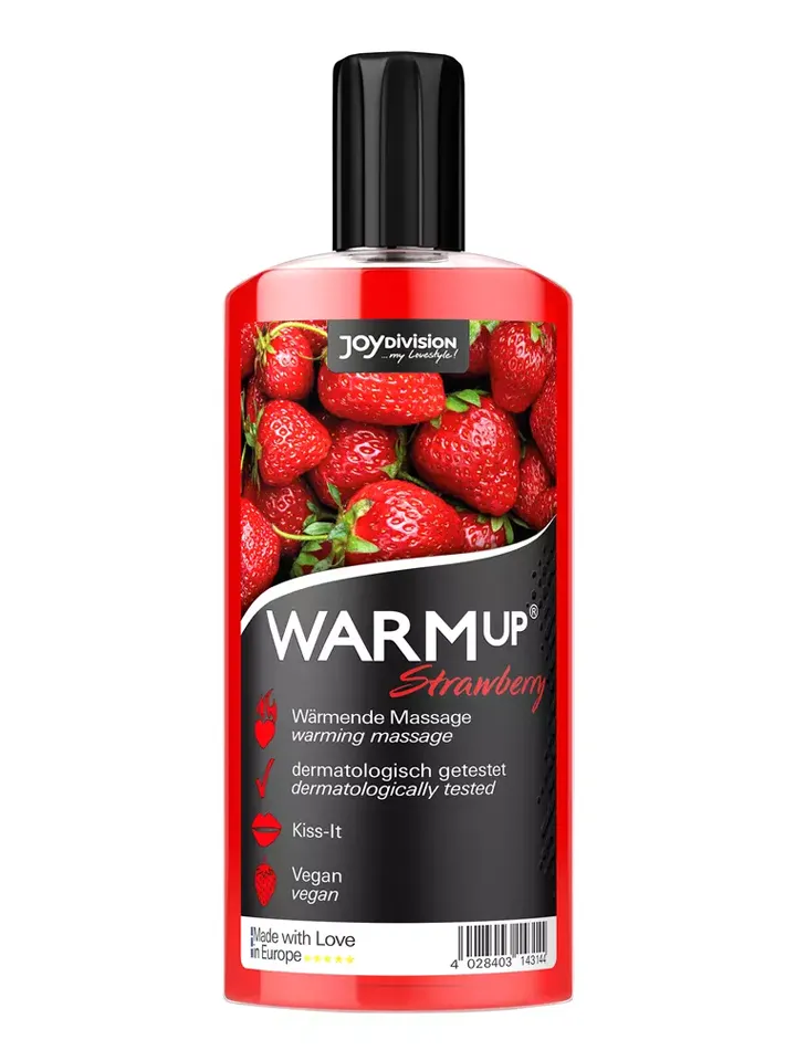 Joydivision Warm-up Massage Oil Strawberry 150ml - Massageolja Jordgubb 1
